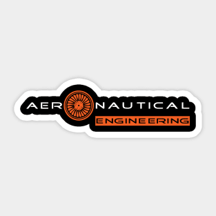 aeronautical engineering, airplane engineer Sticker